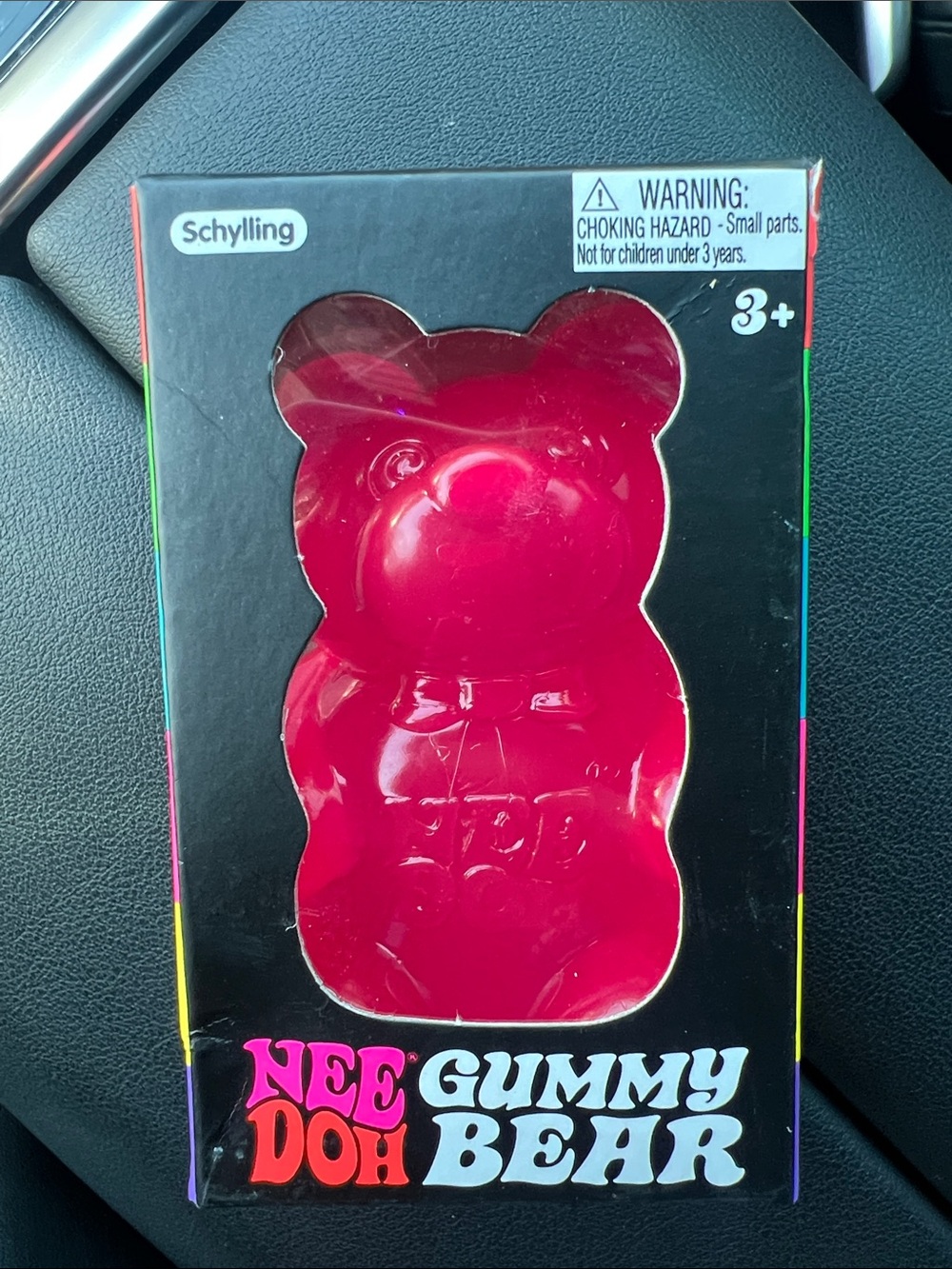 NeeDoh Gummy Bear Squeezable Toy - Pink